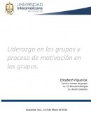 Tarea: Liderazgo en los Grupos