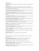 Glosario de Contabilidad -Resumen