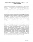 La problemática actual a nivel social y ambiental