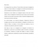 Investigación sobre el Turismo Urbano