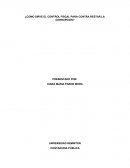 Como sirve el control fiscal para contra restar la corrupción?