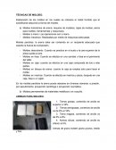 TÉCNICAS DE MOLDEO.