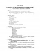 INTRODUCCIÓN A LA UTILIZACIÓN DE INSTRUMENTOS PARA C.A. Y ELEMENTOS DE CIRCUITOS ELÉCTRICOS
