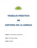 Ponencia Historia de la Lengua