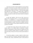 Agradecimientos: Diagnostico de un grupo