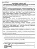 Examen de comunicación del Tercer Bimestre