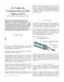 EL Futuro de Comunicación en Fibra Óptica (2015)
