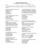 PRUEBA COMPRENSIÓN LECTORA “LAS AVENTURAS DEL CAPITÁN CALZONCILLOS”