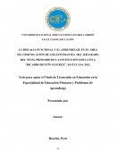 LA DISLALIA FUNCIONAL Y EL APRENDIZAJE EN EL ÁREA DE COMUNICACIÓN
