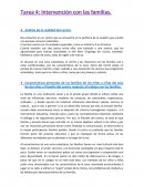 Intervención con familias.