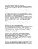 Adquisición y transmisión de herencia
