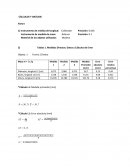 CÁLCULOS Y ANÁLISIS