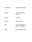 MODO DE ADQUIRIR Y SU TITULO DE ADQUISION