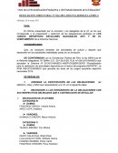 Resolución directorial