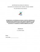 SISTEMETIZAR LAS EXPERIENCIAS VIVIDAS A PARTIR DE APRENDIZAJES CONCRETOS EN EL SERVICIO DE ITS DEL DISTRITO SANITARIO N° II QUE FUNCIONA DENTRO DE LAS INSTALACIONES DEL HOSPITAL GENERAL VALLES DEL TUY DURANTE EL PERÍODO FEBRERO- MAYO 2015