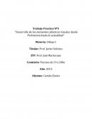 Trabajo Practico Nº1 “Desarrollo de los elementos plásticos visuales desde Prehistoria hasta la actualidad”