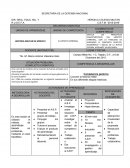 Secuencia didáctica de aprendizaje.