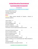 Computación BÚSQUEDA DE INFORMACIÓN DE INTERNET
