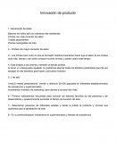 Innovacion de un producto Generación de ideas