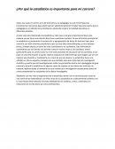 Importancia de la estadística en la vida