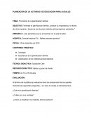 Promoción de la planificación familiar