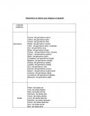 Cuadro comparativo: Ejemplo