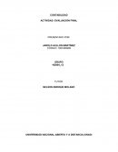 Evaluación final de contabilidad