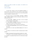 Informe - Del modelo de un estado- lengua a los desafíos de la heterogeneidad