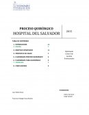 INFORMES DE UN PROCESO QUIRÚRGICO