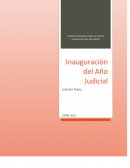 Analisis protocolario año judicial