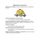 Elaboración de instructivos