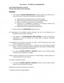 Tarea Virtual 1 – LA TEORIA DE LA ORGANIZACIÓN