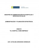 EL HOSPITAL COMO EMPRESA