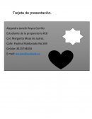 Orientación III: Tarjeta de Presentacion