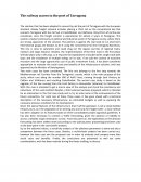 The railway access to the port of Tarragona