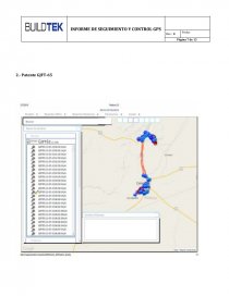 Informe Seguimiento y Control GPS BUILDTEK. Página 7
