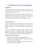 Fundamentos del diseño curricular