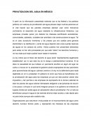LA PRIVATIZACION DEL AGUA EN MÉXICO