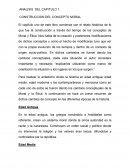 ANALISIS DEL CAPITULO 1. CONSTRUCCION DEL CONCEPTO MORAL