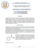 SINTESIS DE ACIDO BENZOICO