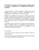 El estudio de la historia para comprender el trabajo social