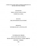 Consecuencias del desplazamiento forzado en Córdoba