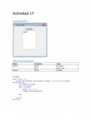 Actividades de programación: Interfaz Gráfica