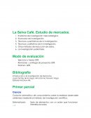 Estudio de mercados "La selva café"