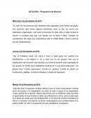 Bitacora: Preparación de Reunión