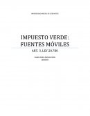 Impuesto verde a fuentes moviles