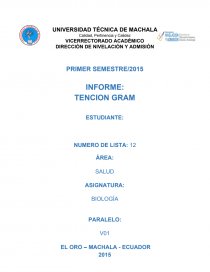 TENCION GRAM. Página 1