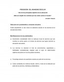 PREVENCIÓN DEL ABANDONO ESCOLAR