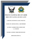 ESTUDIO DE UN CASO SOBRE UN PARTE POLICIAL DONDE HA INTERVENIDO LA DINAPEN