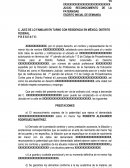 COMO ES EL FORMATO DE DEMANDAD RECONOCIMIENTO DE PATARNIDAD